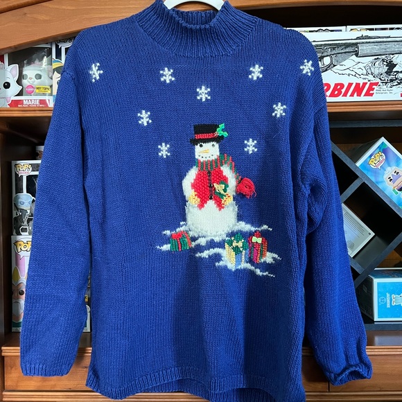 Snowman ugly Christmas sweater - Picture 1 of 8